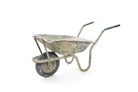 Old construction trolley Stock Photos