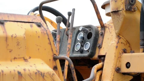 Old control panel Stock Footage 107534415