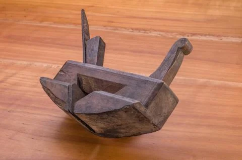 Old cooper planer 库存照片