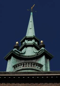 Old Copper spire Stock Photos