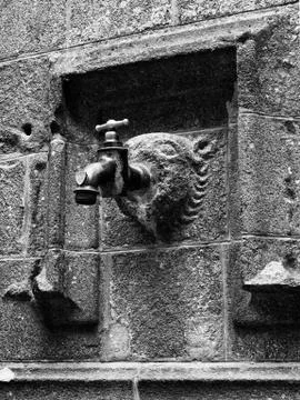 Old copper tap Stock Photos