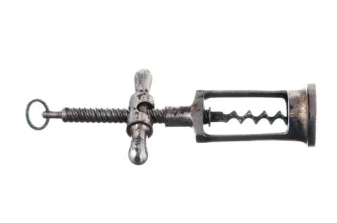 Old corkscrew Foto stock