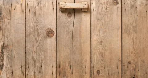 Old corn crib door Stock Photos
