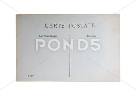Old correspondence postcards Stock Photos