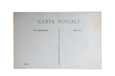 Old correspondence postcards Stock Photos