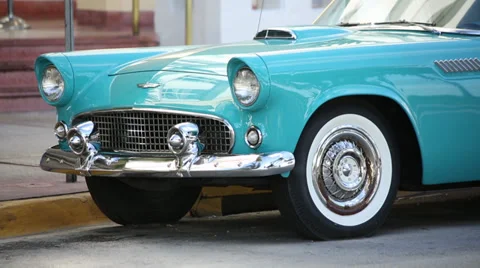 Old corvette Stock Footage 31545706