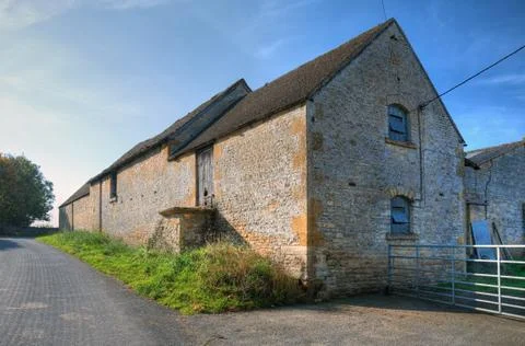 Old cotswold barn Stock Photos