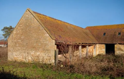 Old cotswold barn Stock Photos
