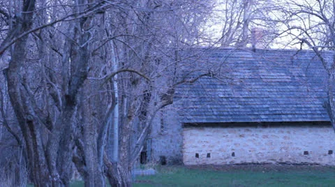 Old cottage Stock Footage 22825008