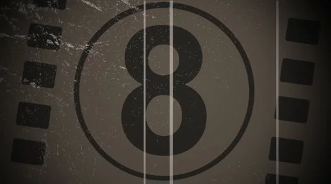 Old Countdown Stock Footage 1077396