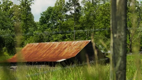 Old Country Barn Stock Footage 69778148
