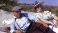 Old Couple at the Beach Vacation Sand Dunes 1940s Vintage Film Home Movie 8620 HD Footage