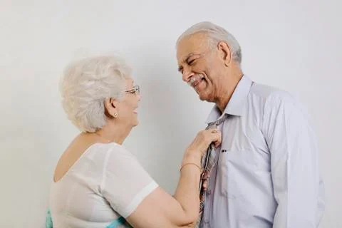An old couple Stock Photos