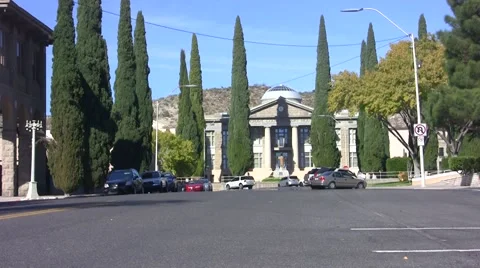 The old courthouse in Kingman, AZ Stock Footage 40197601