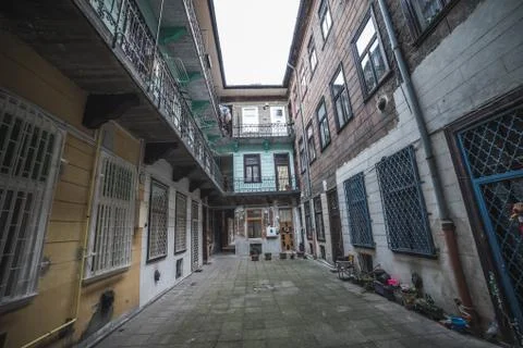 Old Courtyard Stock Photos