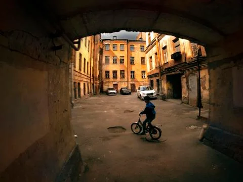 Old courtyards Foto stock