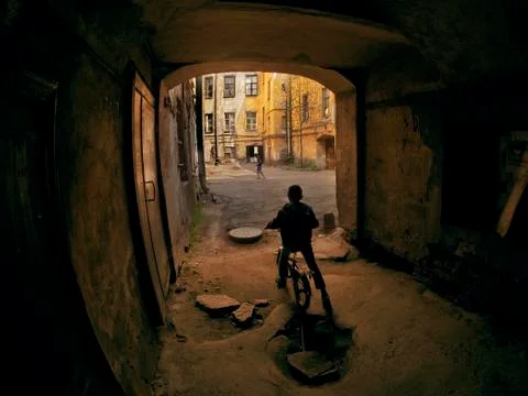 Old courtyards Stock Photos