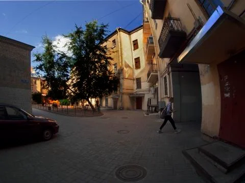 Old courtyards Stock Photos