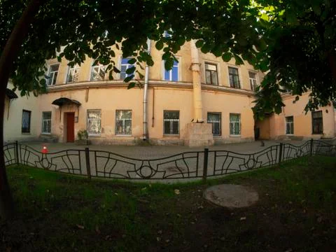 Old courtyards Stock Photos