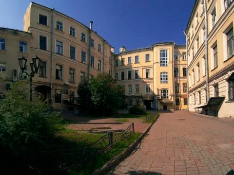 Old courtyards Stock Photos