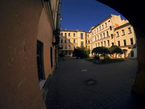 Old courtyards Stock Photos