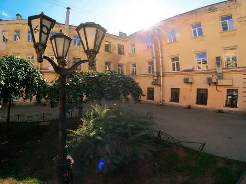 Old courtyards Stock Photos