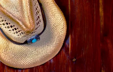 Old Cowboy Hat. Stock Photos