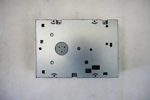 Old CPU with its main components 스톡 사진