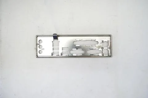 Old CPU with its main components 스톡 사진