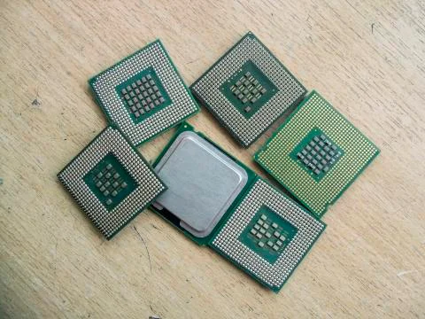 Old CPU Foto stock