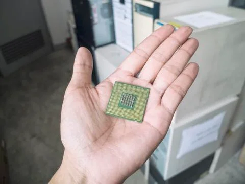 Old CPU Foto stock