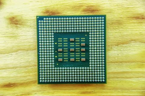 Old CPU socket 478 Foto stock