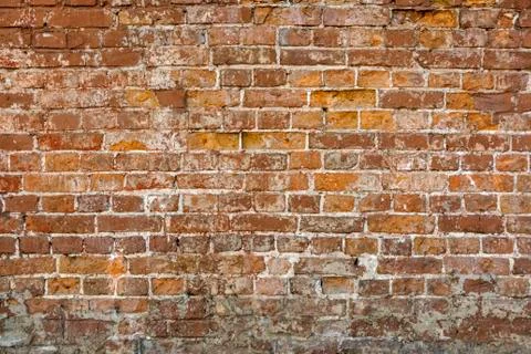 Old cracked brick wall background Stock-Fotos