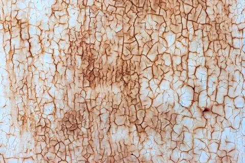 Old cracked paint texture closeup Stock Photos