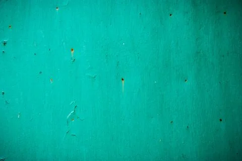 Old cracked painted texture. rusty green wood. Stock Photos
