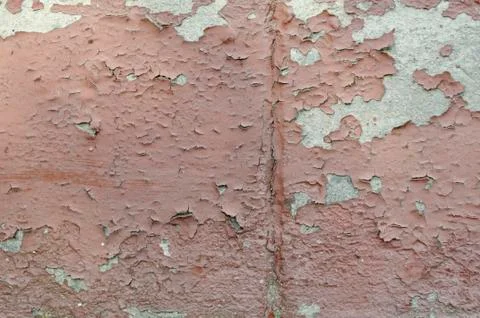 Old Cracked Red Wall Texture 2 Stock Photos