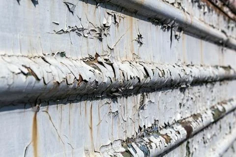 Old cracked rusty paint  background texture close-up Stock Photos