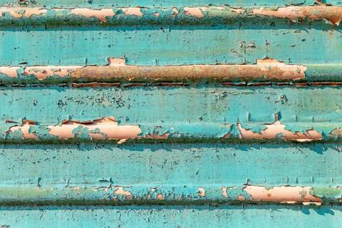 Old cracked rusty paint  background texture close-up Stock Photos