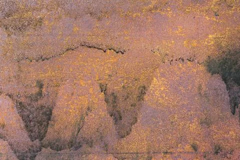 Old cracked rusty paint  background texture close-up Foto stock