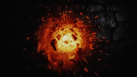 Old Cracked Wall After Effects stock