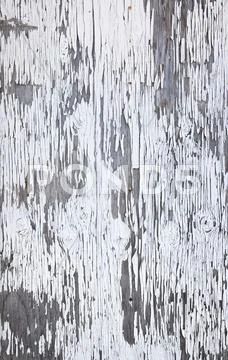 Old cracky white paint texture on wood Stock Photos