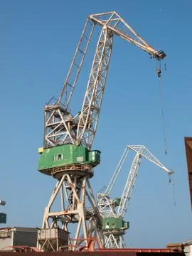 Old crane Stock Photos
