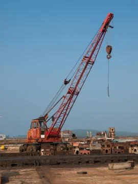 Old crane Foto stock