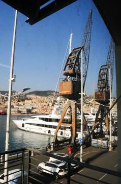 Old cranes Foto stock