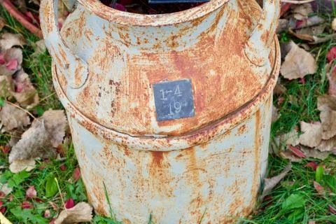 Old Cream Can Stock Photos