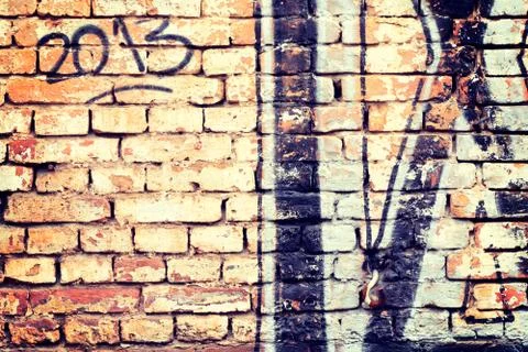 Old crick wall Stock Photos