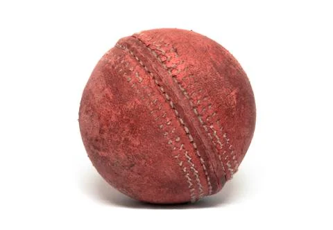 Old cricket ball Stock Photos