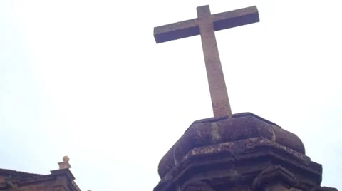 Old cross Video stock 56482558