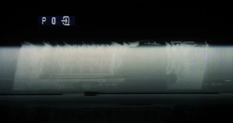 Old CRT Display Glitch with Rolling Interference Stock Footage 319865557