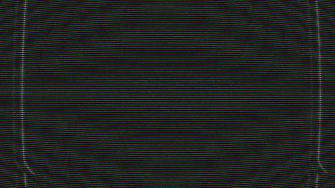 Old CRT TV Screen Overlay with Static Noise and Scan Lines Video stock 331661282